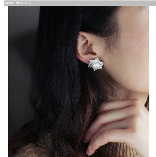 Fashion Pearl Earrings High Quality Natural Freshwater Pearl Earrings