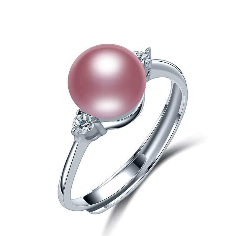 Trendy Jewelry Luxury Beautiful Pearl Ring with Freshwater Pearl Ring