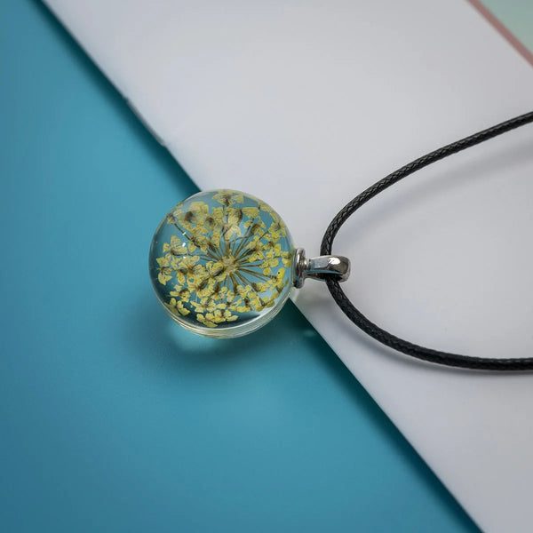 L Time Gem square Glass Flower Necklace Pendants Charm Artware long Rope Necklaces for women