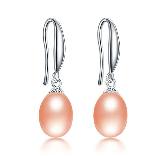 Fine Jewelry 100% Genuine Freshwater Pearl Dangle Earring