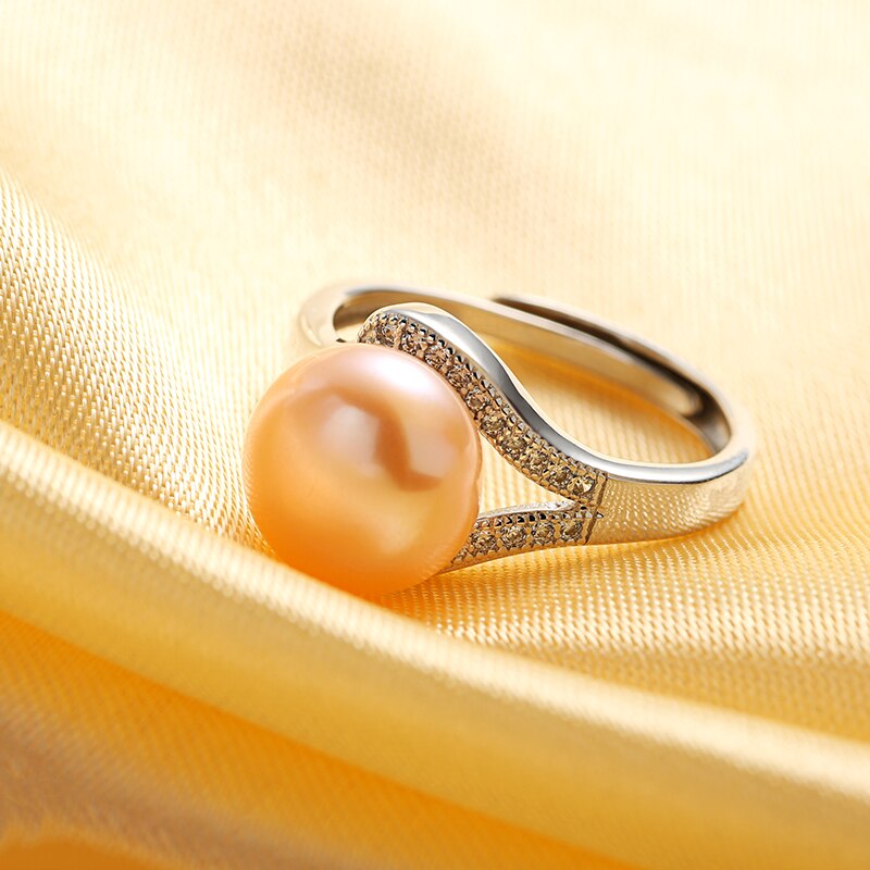 Elegant Ring of Natural Freshwater Pearl Female Rings
