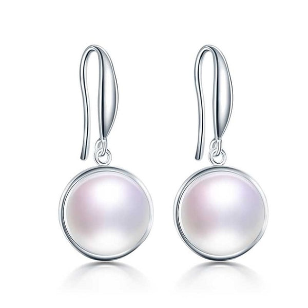 Fine Jewelry Genuine Natural Freshwater Pearl Earrings