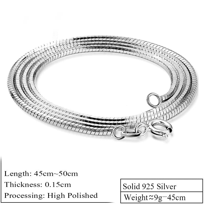 Silver Choker Necklace For Men Women