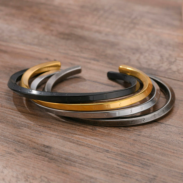 Viking Bracelet Mens,Nordic Runes Bangles