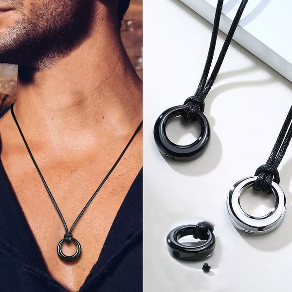 CIRCLE OF LIFE ETERNITY LOVE KARMA NECKLACE