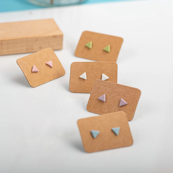 Small And Cute Porcelain Multicolor Earrings