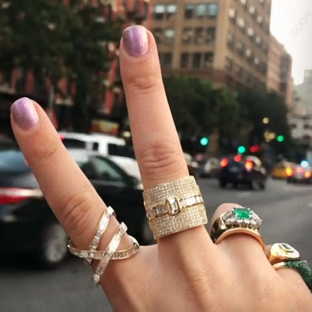 Original Design Luxury Statement Stackable Ring For Women