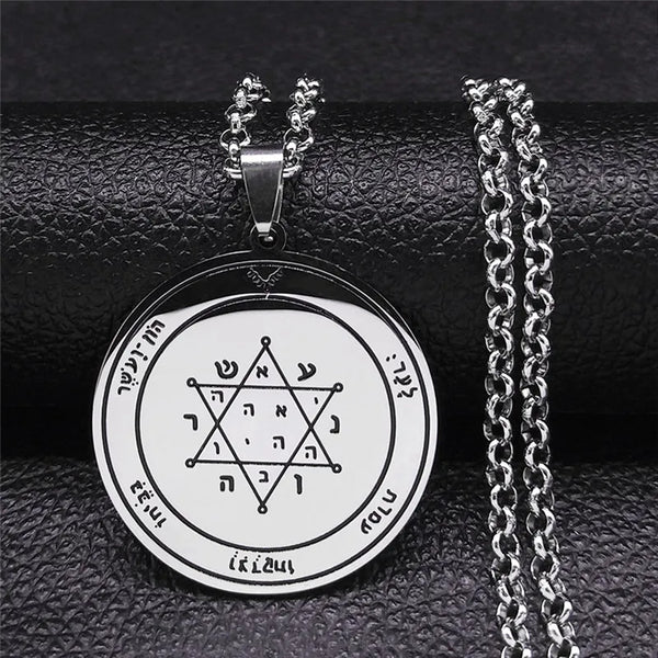 Collar Salomón de acero inoxidable para hombre