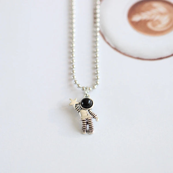 Couple Cute Astronaut Necklace