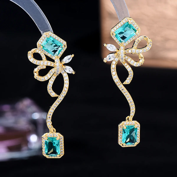 Trendy Bowknot Drop Earring For Women Bohemian Earrings DIY Fashion Drop Earring