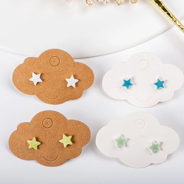 Small Cute Colorful Summer Ceramic Earrings