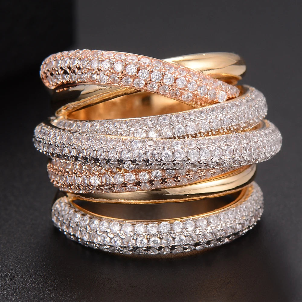 Original Design Luxury Statement Stackable Ring For Women