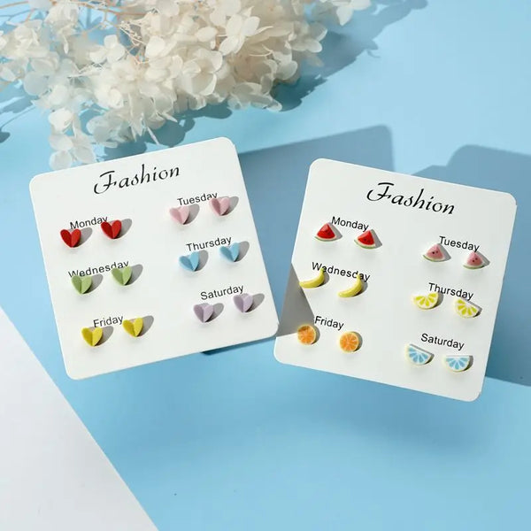 Fashion Ceramic Earrings Earring For Every Days Sets