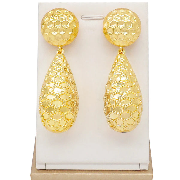 Fashion Gold Color Earring Drops Dangle Earrings