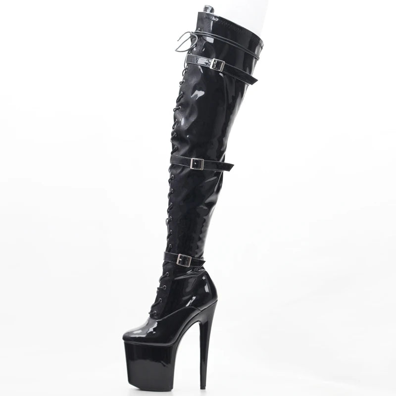 High Heel Platform Boots Women 20cm Thin High Heels