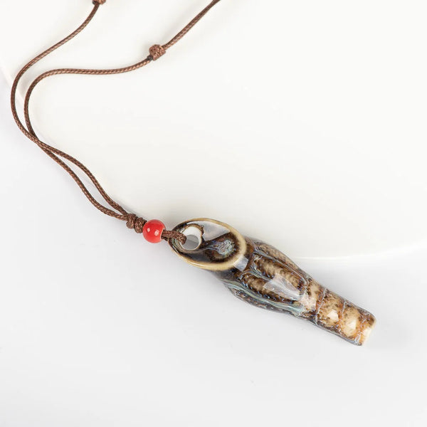 Ceramic Conch Whistle Pendant Gifts For Children