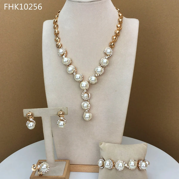 Joyería de perlas, joyería africana de moda, bisutería para mujer
