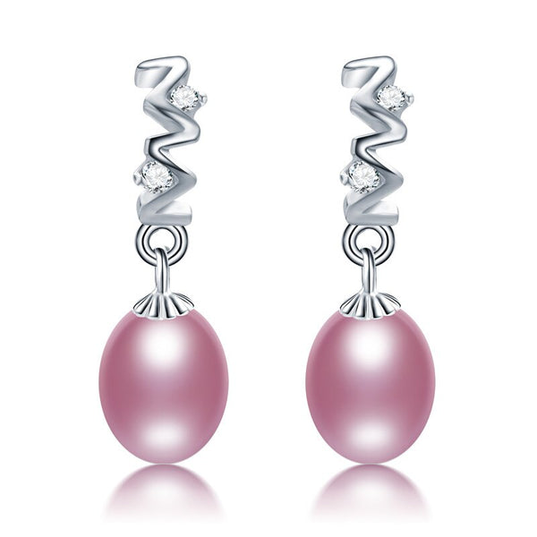 New Arrival 8-9mm Pearl Drop Earrings