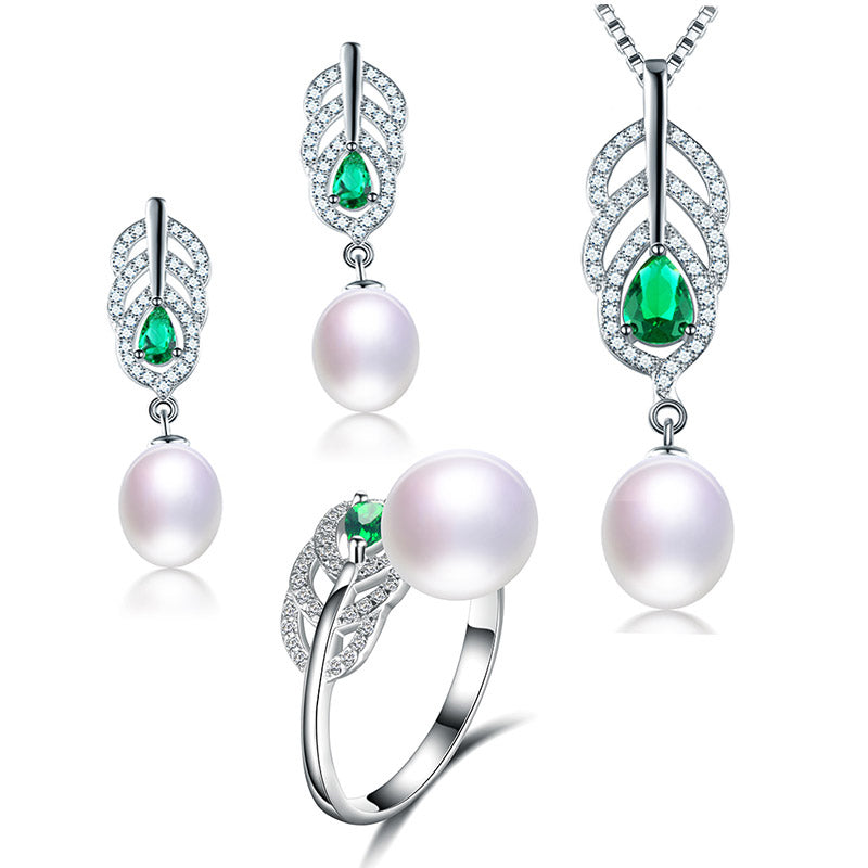 High Quality 925 Sterling Silver Fine Jewelry Set