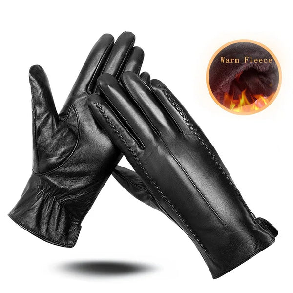 Guantes de piel de oveja auténtica DENIM para mujer
 Invierno