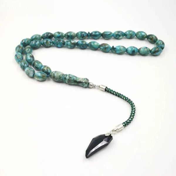 Rosario musulmán 33 Tasbih Mstkt dentro de la concha Regalo del 23 de febrero Pulsera musulmana para hombre
