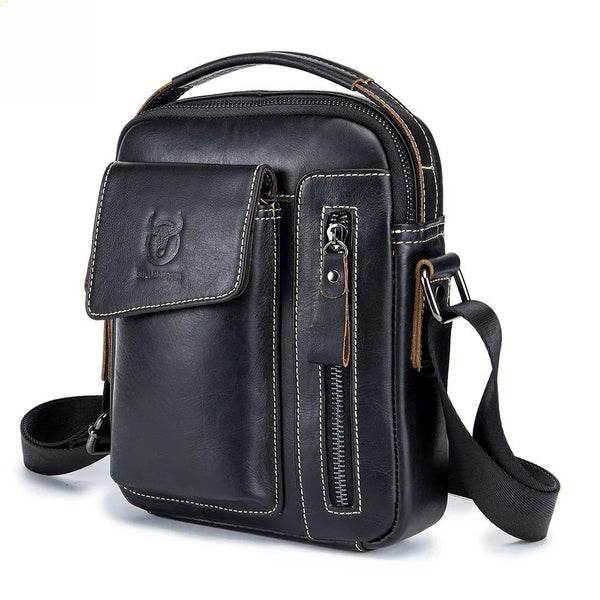Bolso bandolera informal de moda para hombre, bolso de mano portátil para negocios