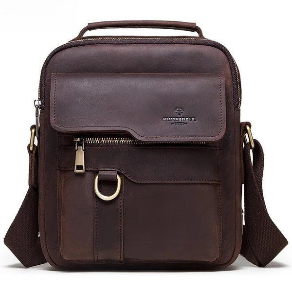 Men's Genuine Leather Shoulder Bags High Quality Business Messenger Bag
