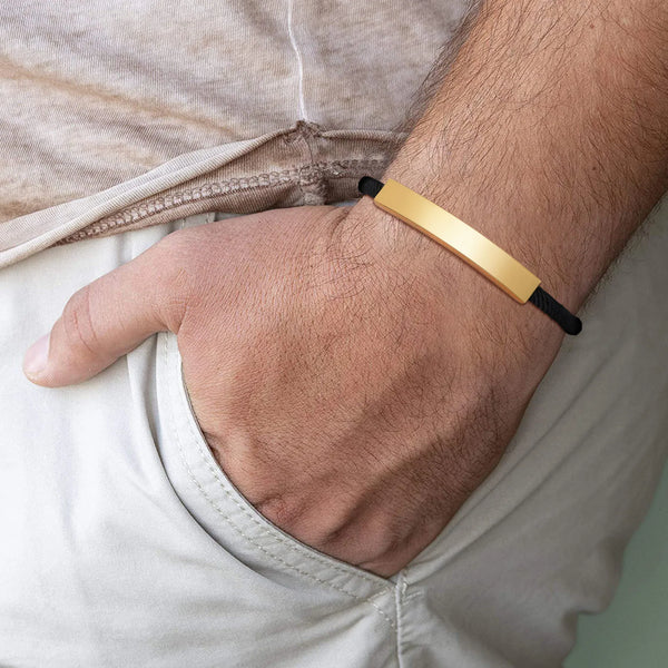 Mens Free Custom Milan Rope Chain Bracelets
