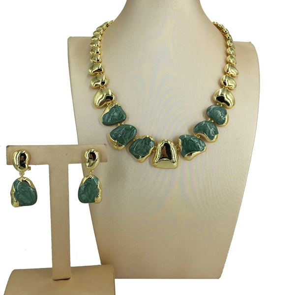 Conjuntos de joyas únicos con piedras para mujer