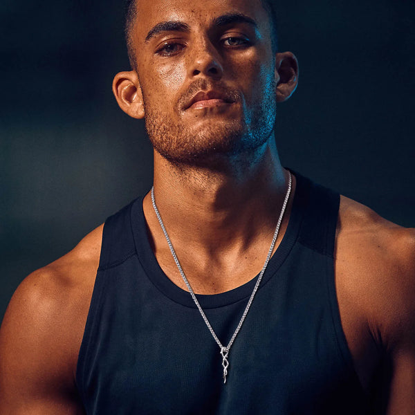Twisted Thorn Pendant Necklaces for Men Boys