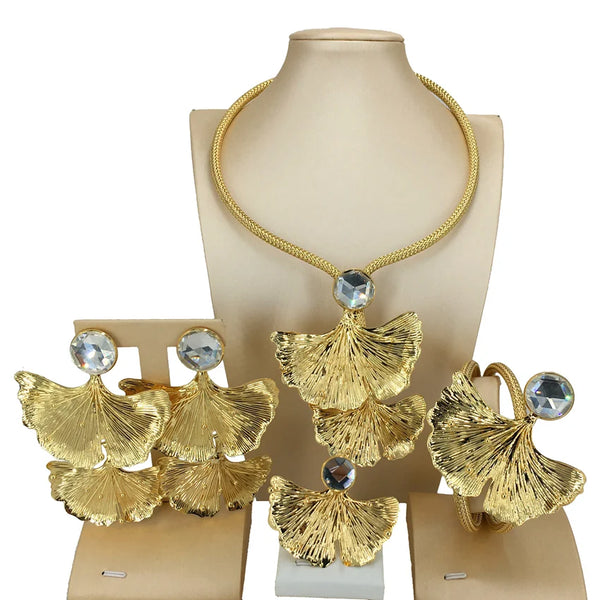 Conjuntos de joyas brasileñas únicas y atrevidas para mujeres, regalos de fiesta