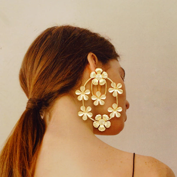 Fashion Drop Dangle Gold Color Earrings For Women Earrings