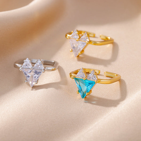 Stainless Steel Gold Colored Rings For Women