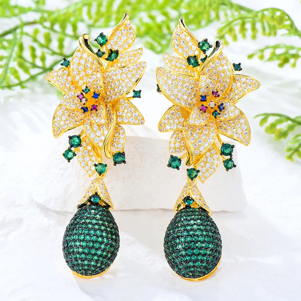 New DIY Vintage Earrings For Women Bridal Wedding Girl Daily Surper Jewelry