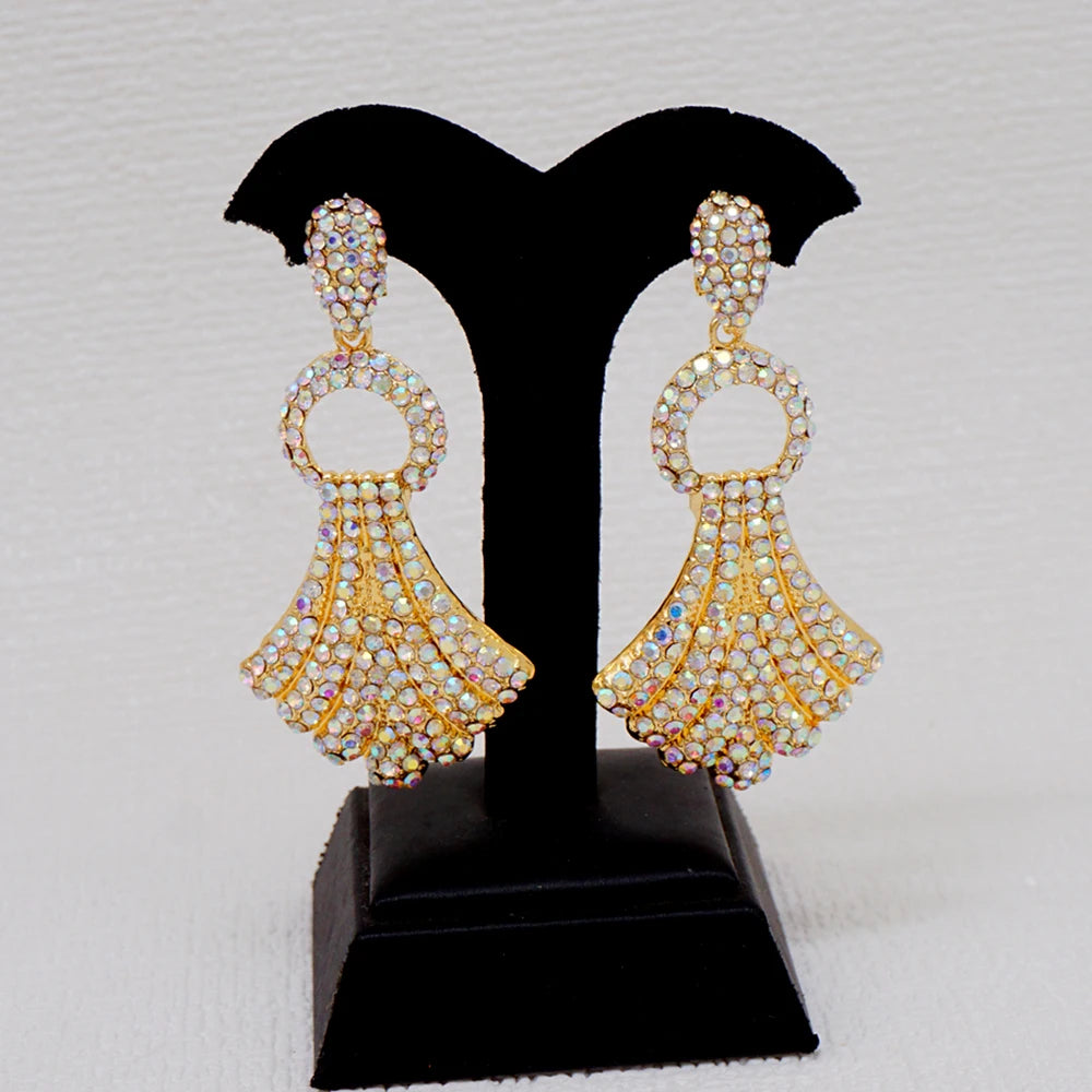 Fashion Statement Gold Color Drop Earrings For Women – Gofaer Finds store!