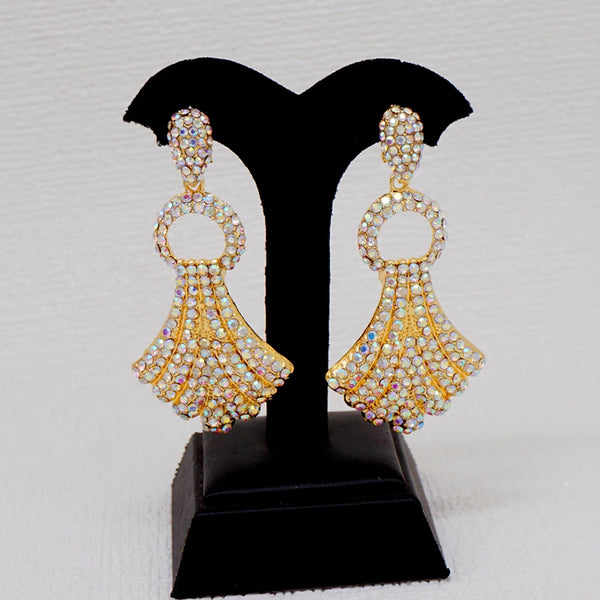 Fashion Statement Gold Color Drop Earrings For Women