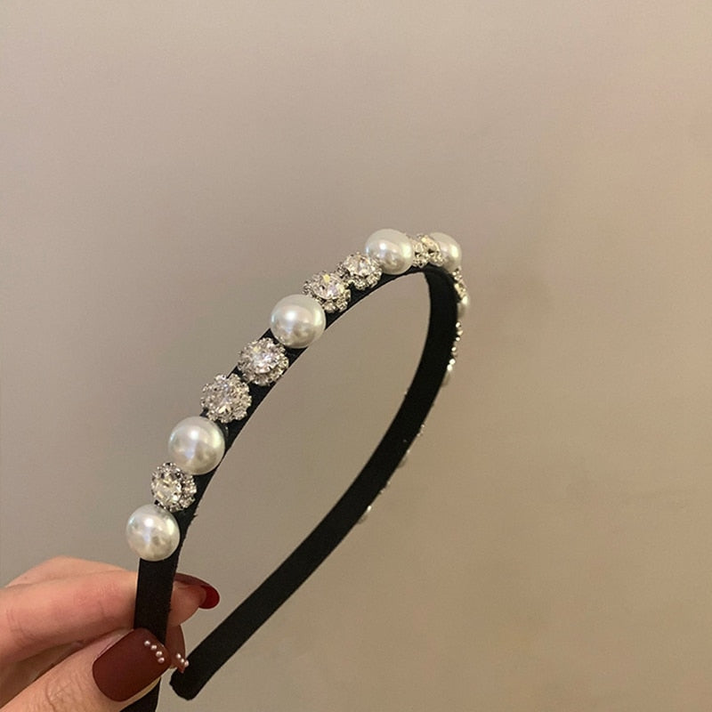 Vintage Luxury Fashion Crystal Hairbands For Women