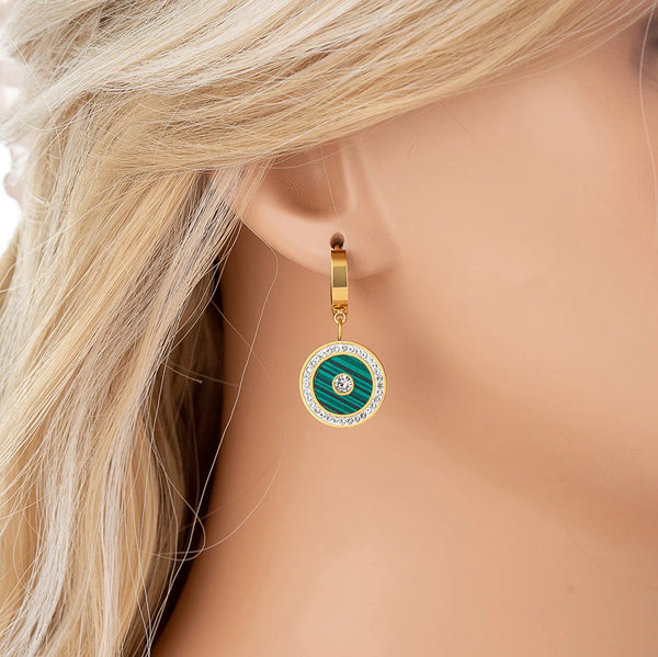 Pendientes de concha de fiesta bohemios de moda para mujer