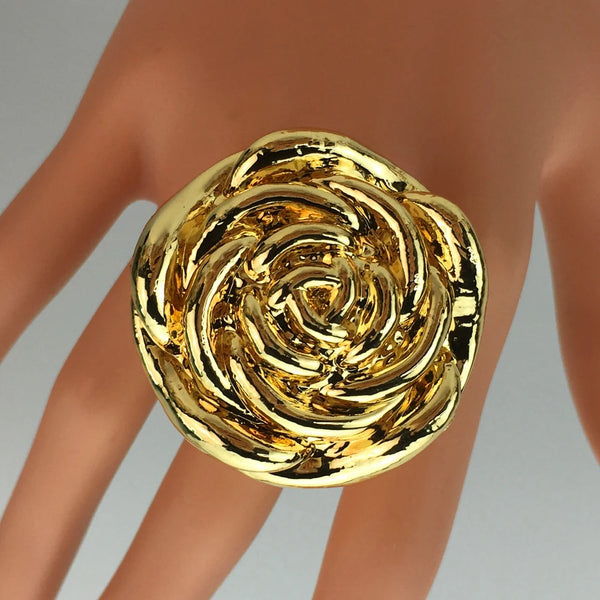 Anillos brasileños de moda para mujer, grandes y modernos, regalo de Navidad para fiestas.