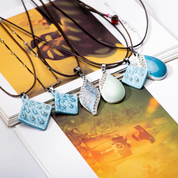 Ceramic pendant fashion handmade jewelry for women gift