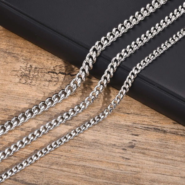 Trendy Cuban Link Chain Necklaces for Men Boys