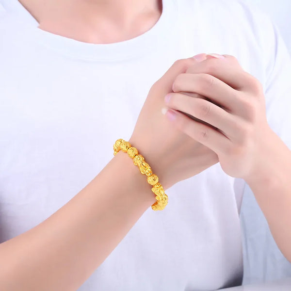 Prosperity Bracelet 10mm Natural Bead Bracelets