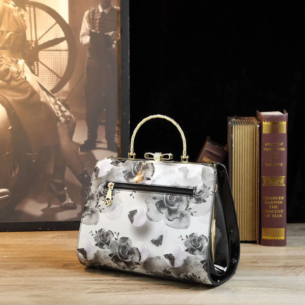 Bolso de mano de lujo con asa superior para mujer de estilo único