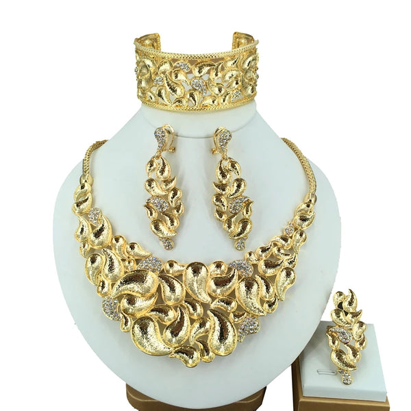 Joyería italiana única, gran joya para mujer, regalo de fiesta nupcial