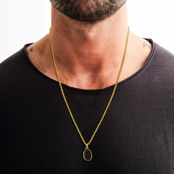 New Trendy Irregular Geometric Pendant Necklaces for Men Jewelry