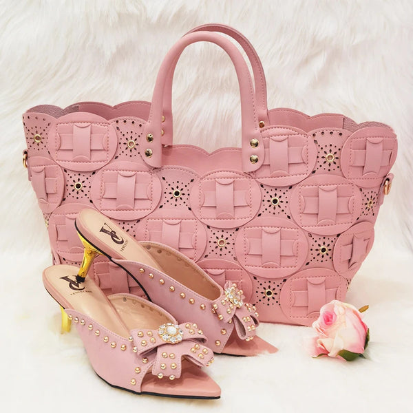 Zapatos de taladro pequeños, cómodos, aerodinámicos, puntiagudos y brillantes con bolsas