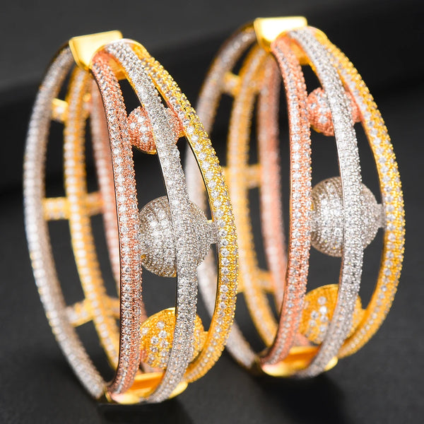 African Nigerian Hoop Earrings for Noble Women