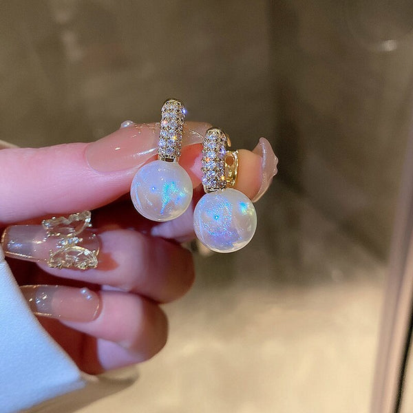 7 Designs Luxury Dreamy Mermaid Pearl Earrings for Women