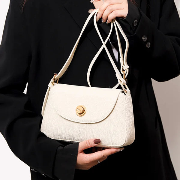 Fashion Solid Color Women Bag High Quality Leather Shoulder Bags for Women