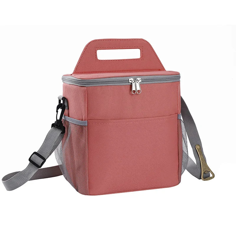 Heat Preservation Lunch Shoulder Bags Thickened Outdoor Oxford Bento Bag